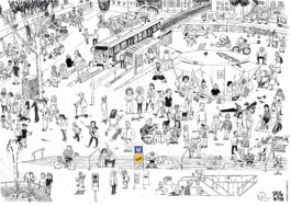 Marienplatz Stuttgart Zacke 