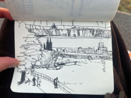 urban sketching koeln cologne rhein